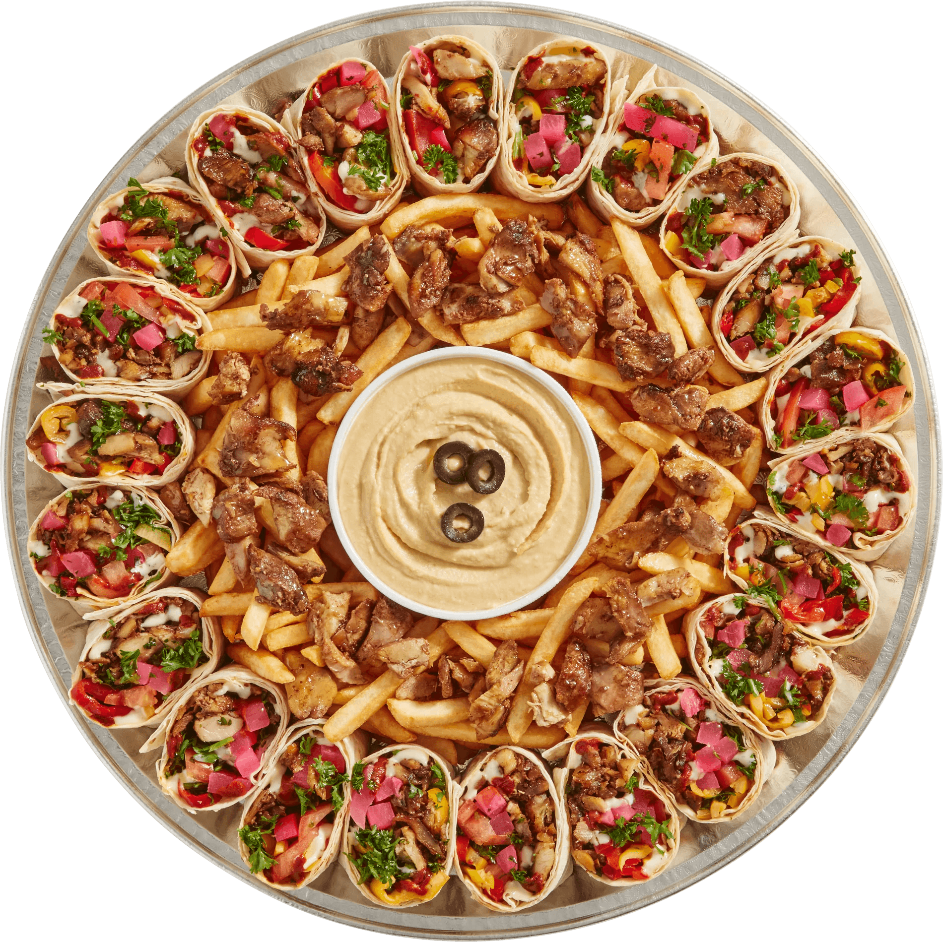 A Lazeez saj platter